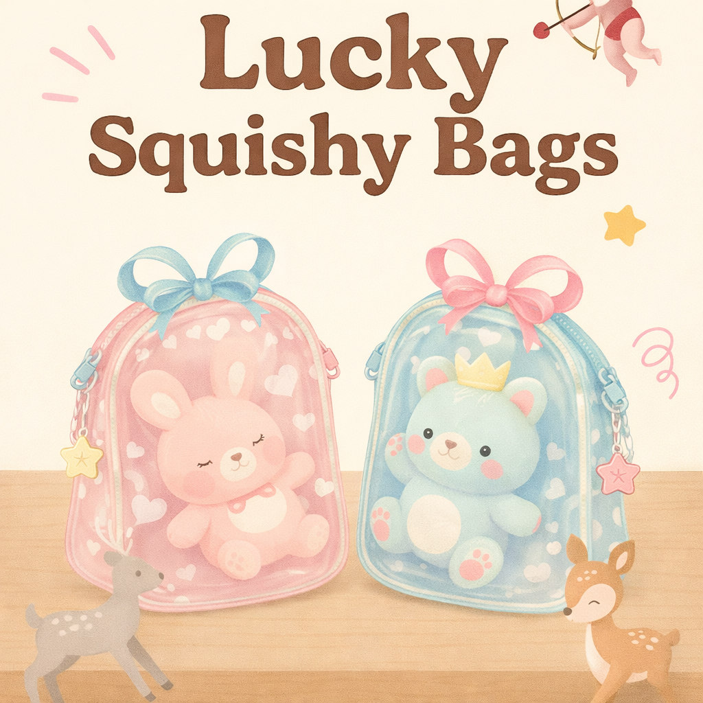 Lucky Squishy Bags ( 5 packages )