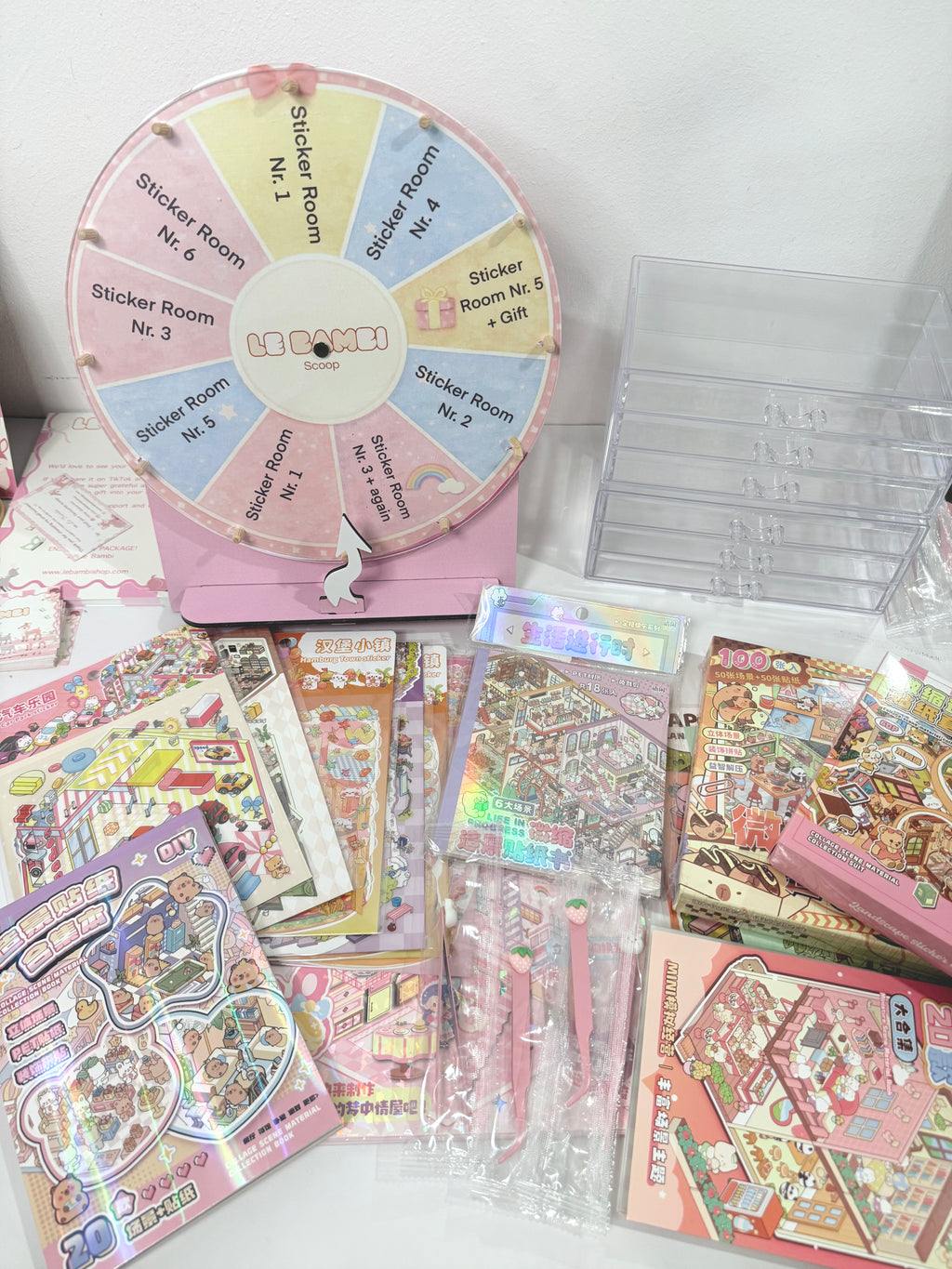 Lucky Sticker Room - Spin Wheel